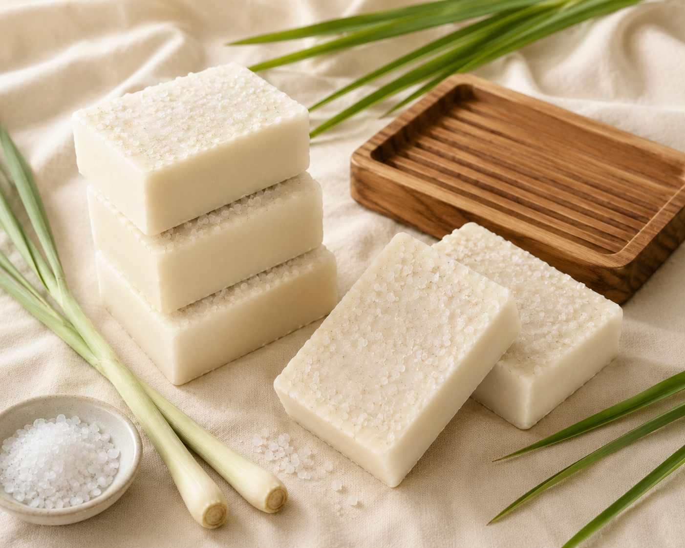 Bathique Club monthly soap club — artisan cold-pressed lemongrass bars delivered free shipping